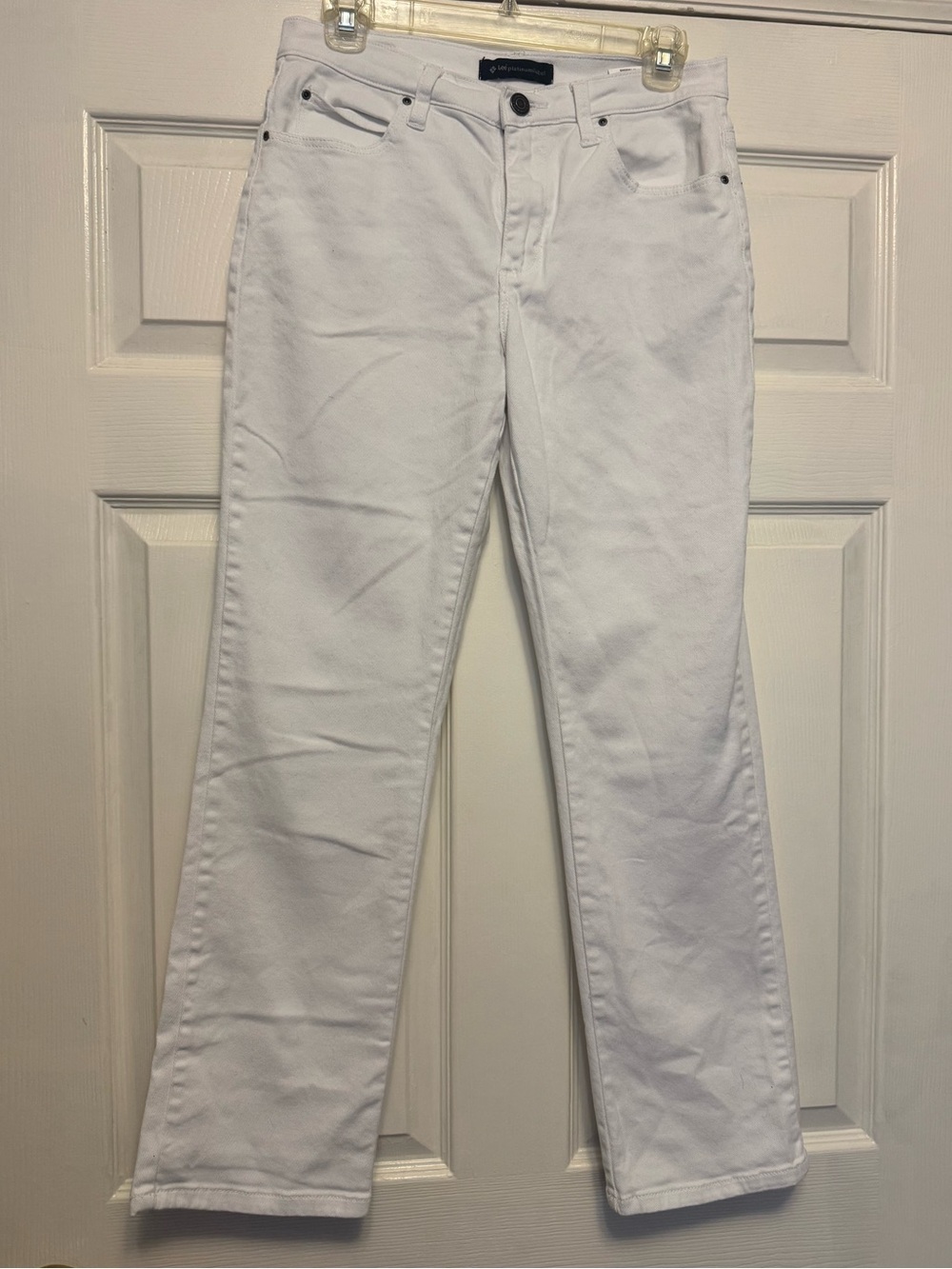 Lee Women’s White Straight-Leg Jeans